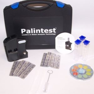 Image of the Contour Comparator CHlorine Test Kit that measures total chlorine from 0 - 250 parts per million.